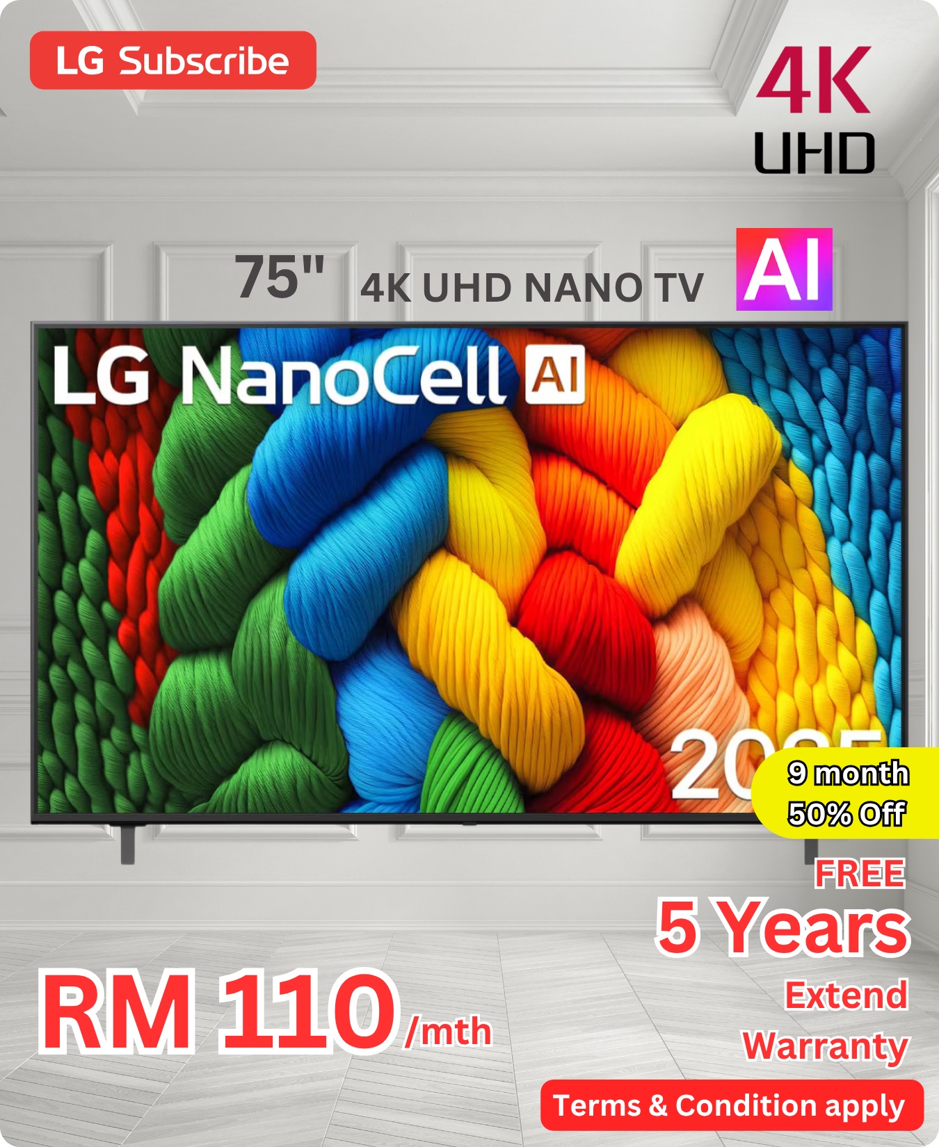 LG NanoCell AI TV 75