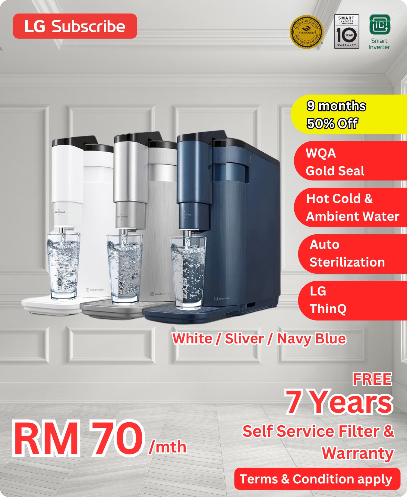 LG PuriCare Water Purifier WD518AN