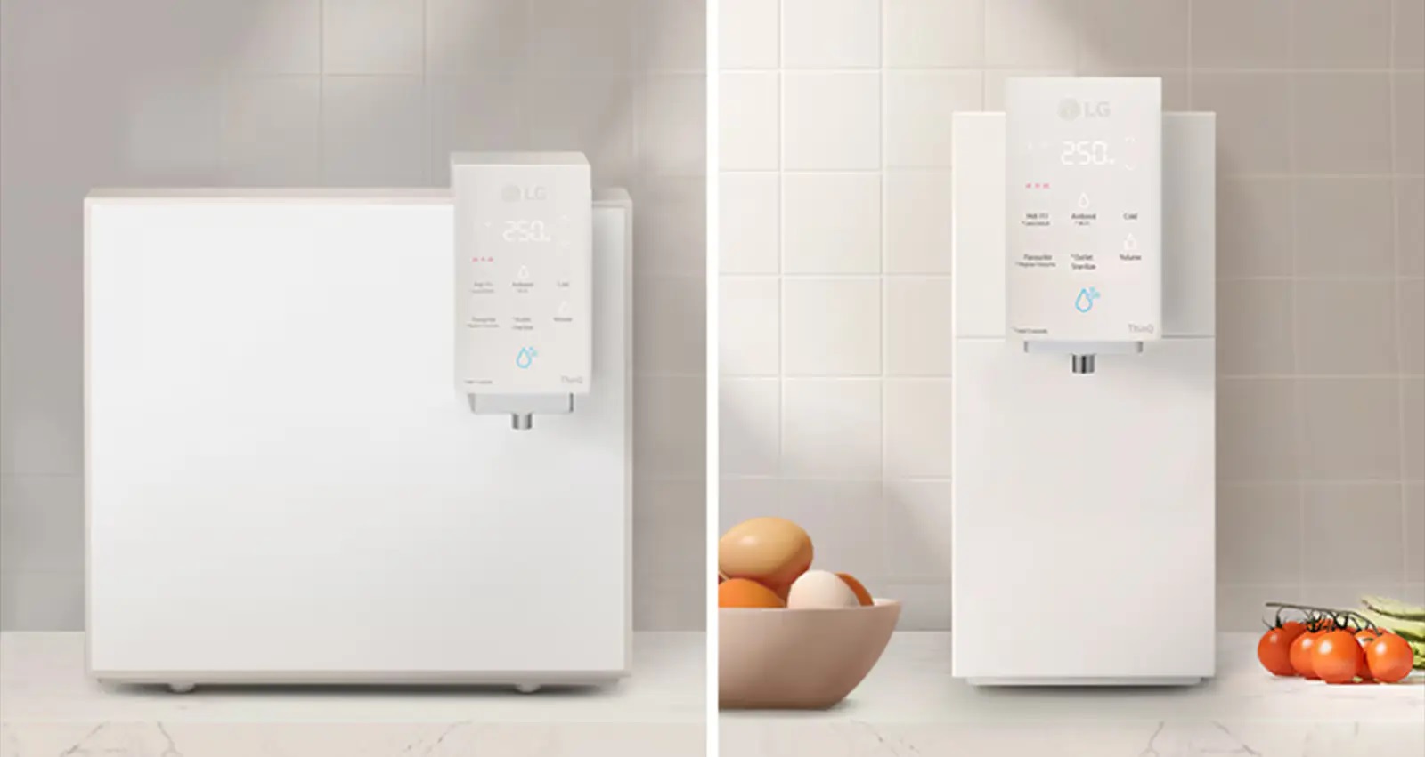 LG Objet Collection - Horizontal and Vertical Placement Options